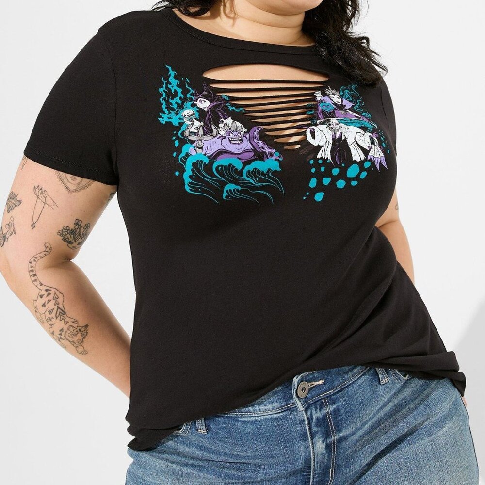 Disney Villains Classic Fit Slash Top Size 6X - Picture 2 of 5